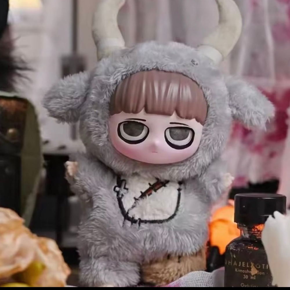 KIKI NIGHT ELF plush pendant blindbox spooky goth edgy dark alt